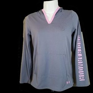 Under Armour Heat Gear Youth Medium Hooded Lightwe